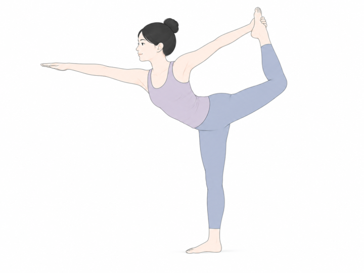 踊り子のポーズのポーズ画像